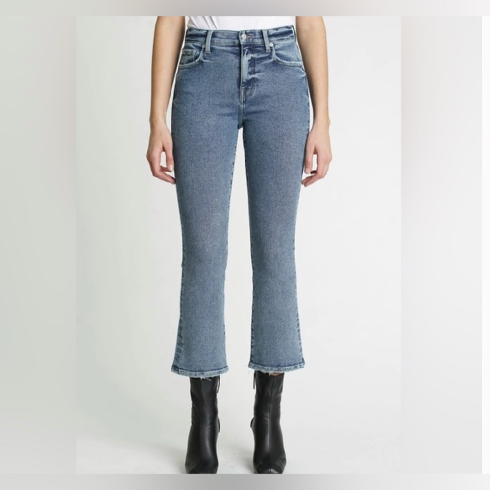 Pistola Lennon high rise cropped boot in wash code Glitch - EUC - Picture 2 of 7